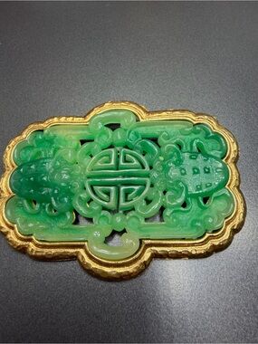 Vintage Vendome Asian Inspired Large Brooch #43SB